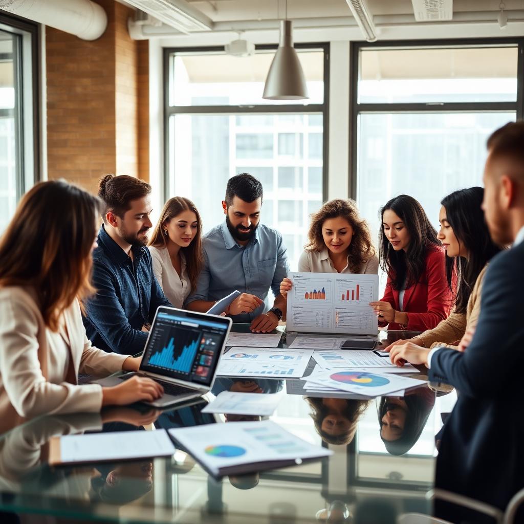 UBGOT marketing team reviewing campaign analytics